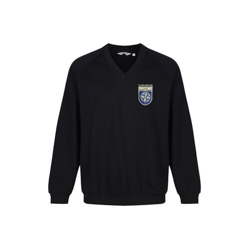 Carluke High V-Neck Sweatshirt Thumbnail